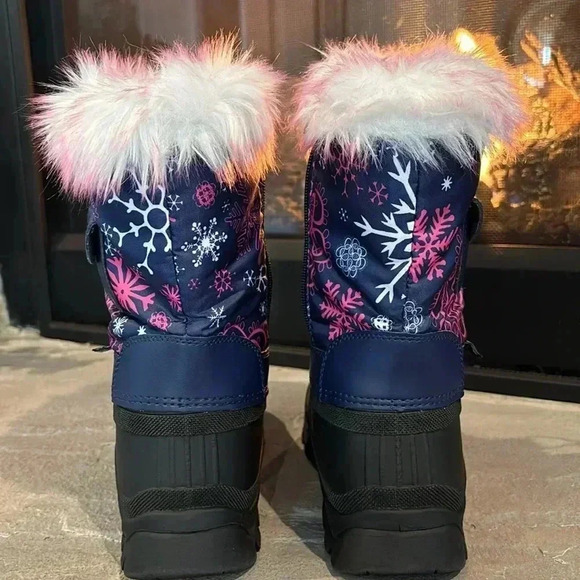 Dream Pairs Thermolite snow/winter waterproof,faux fur lined rugged,zipper,bunge - Picture 4 of 13